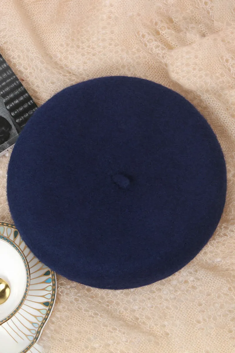 ADJUSTABLE RETRO THICKENED BERET