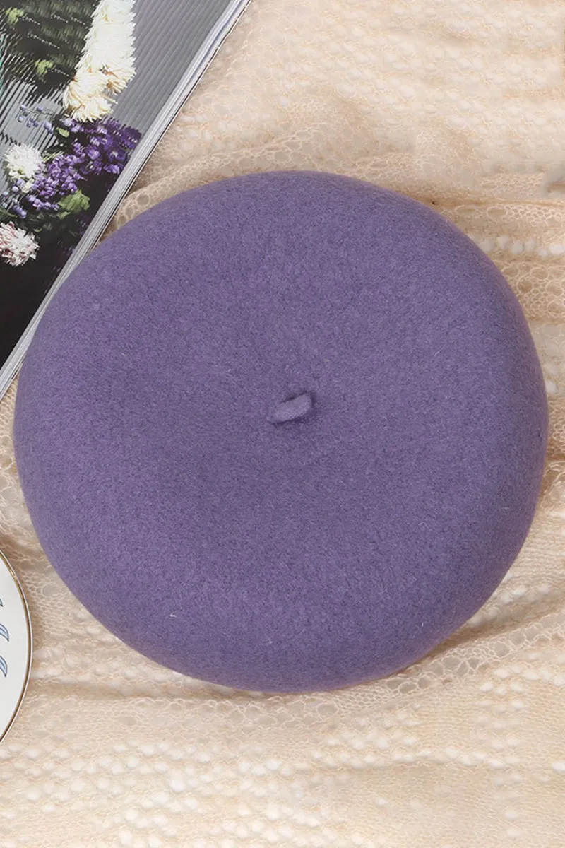 ADJUSTABLE RETRO THICKENED BERET