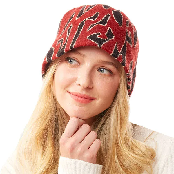 Animal Patterned Soft Fabric Bucket Hat