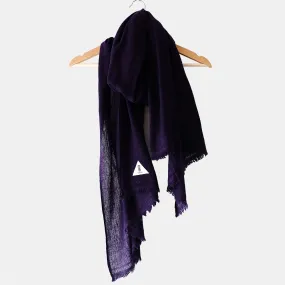 Cashmere Scarf - Navy