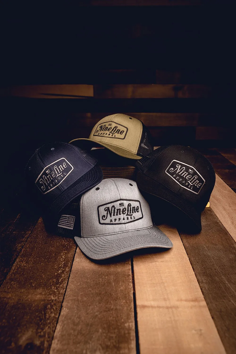 Classic Nine Line Snapback Hat Collection