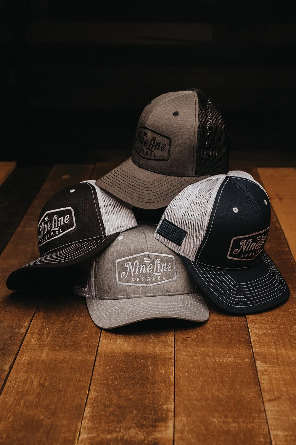 Classic Nine Line Snapback Hat Collection