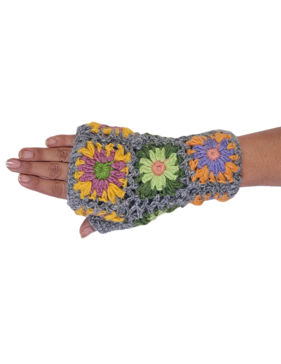 Crochet Woolen Handwarmer