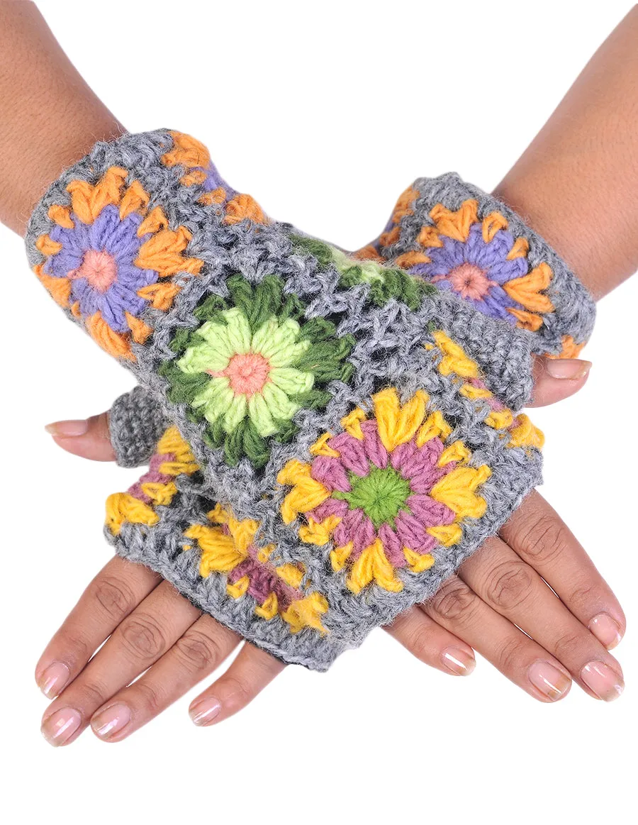 Crochet Woolen Handwarmer