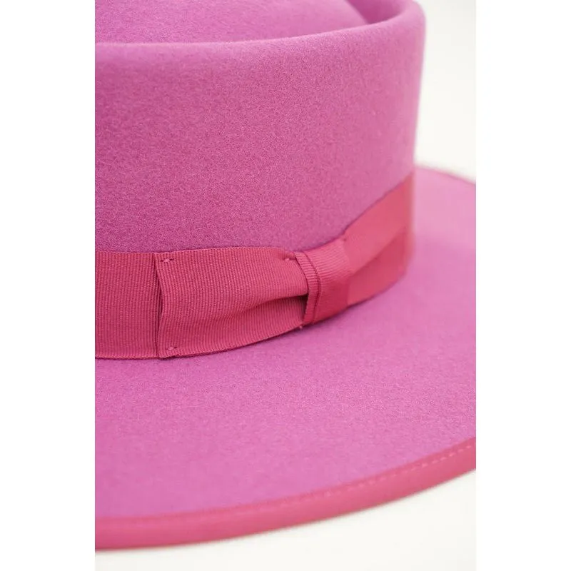 Dahlia Pink Gambler Hat