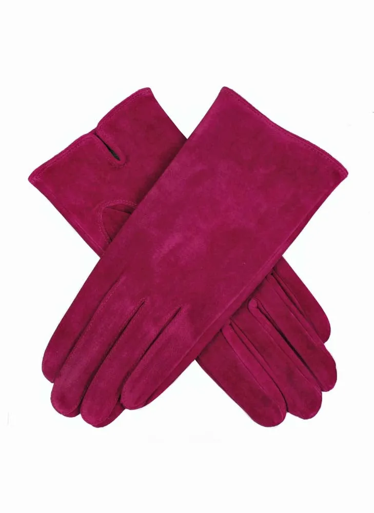 Elegant Suede Ladies Gloves - Luxurious and Soft Womens Handwear