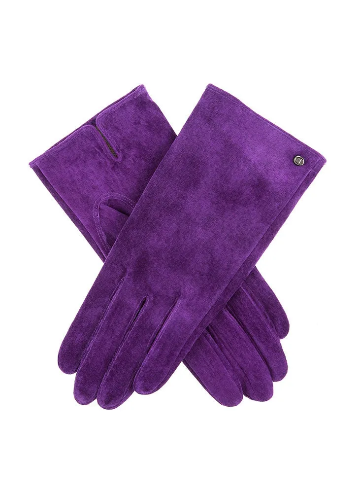 Elegant Suede Ladies Gloves - Luxurious and Soft Womens Handwear