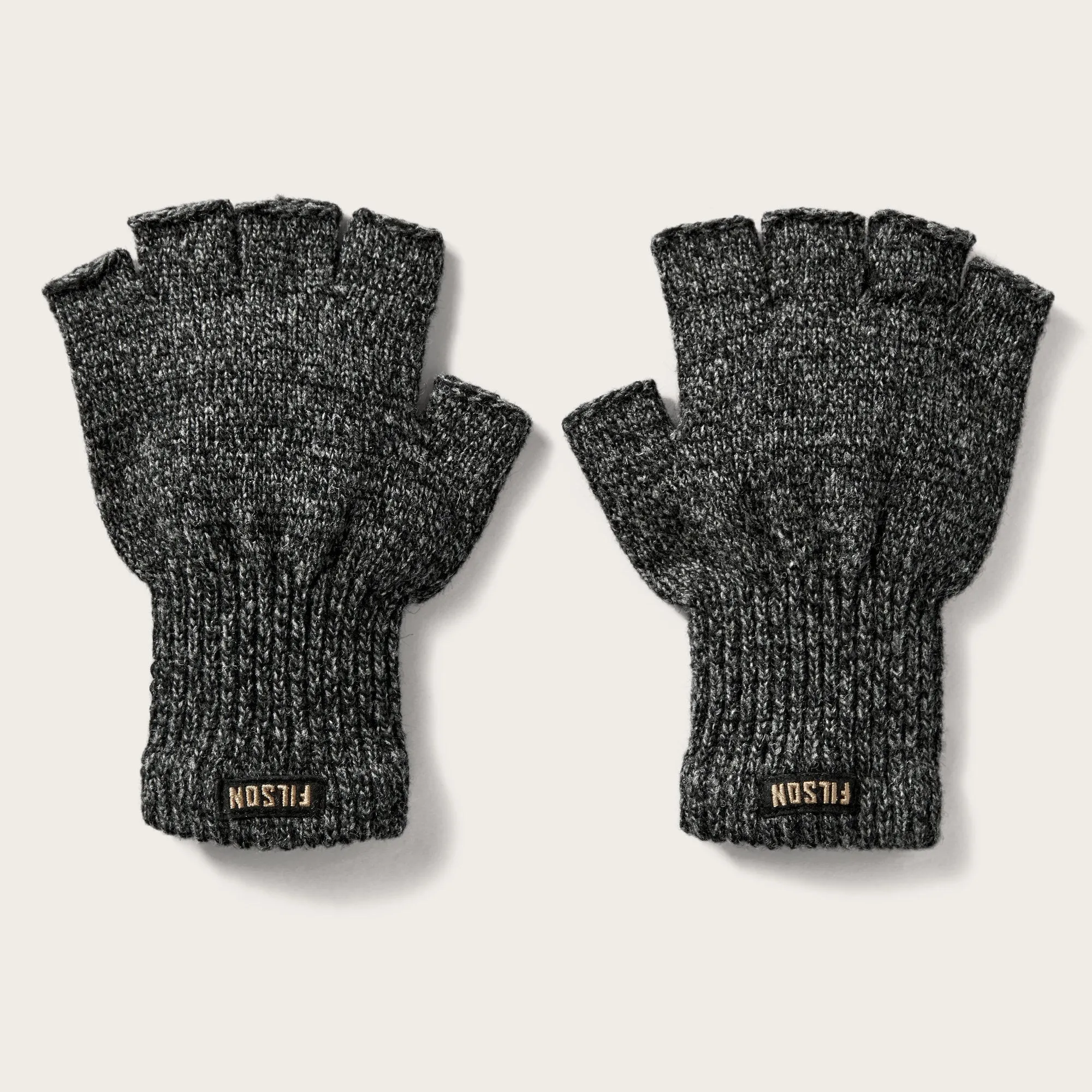 FINGERLESS KNIT GLOVES