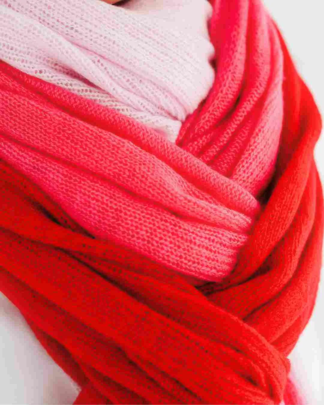 Fuschia Cashmere Featherlight Scarf Wrap