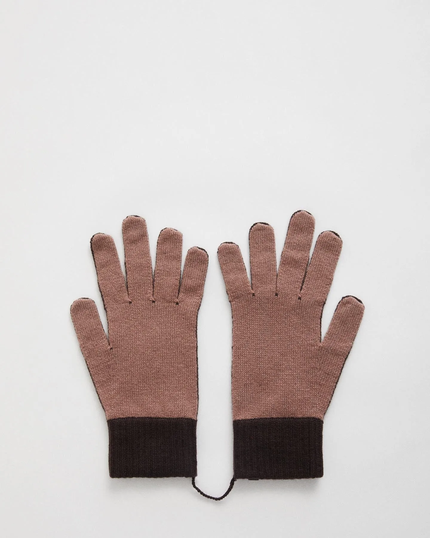 Hiro Color Blocked Knit Gloves