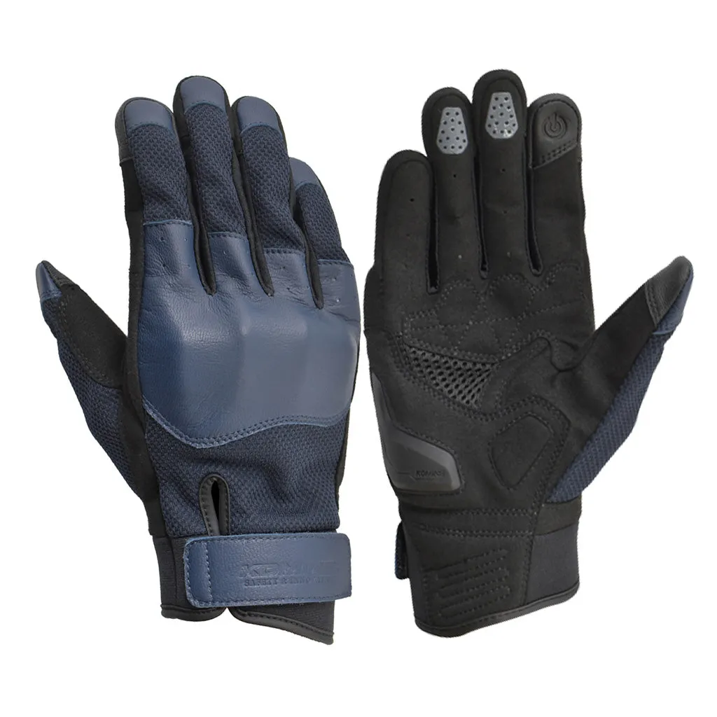 KOMINE GK-256 CE PROTECT LEATHER GLOVES TURTLE