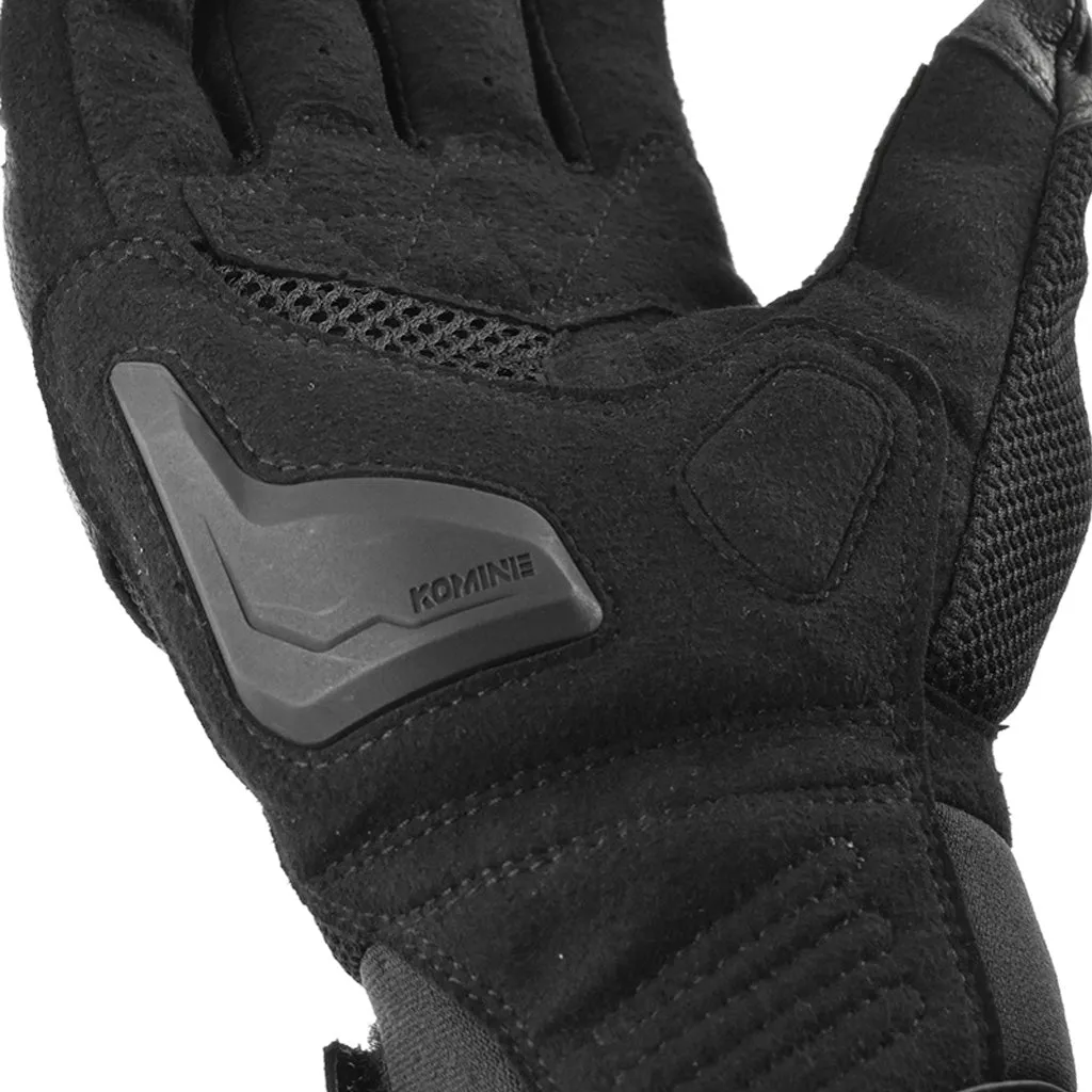 KOMINE GK-256 CE PROTECT LEATHER GLOVES TURTLE