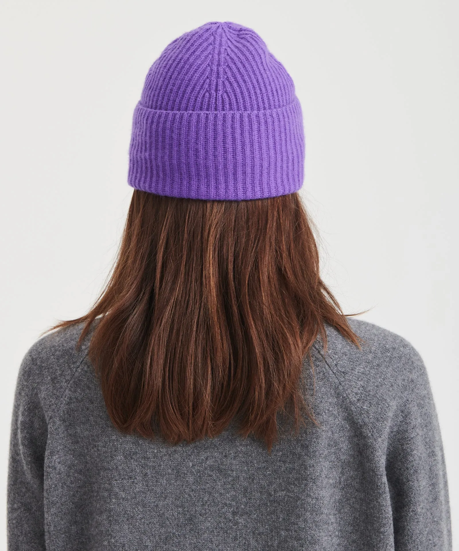 Luxe Cashmere Ribbed Beanie