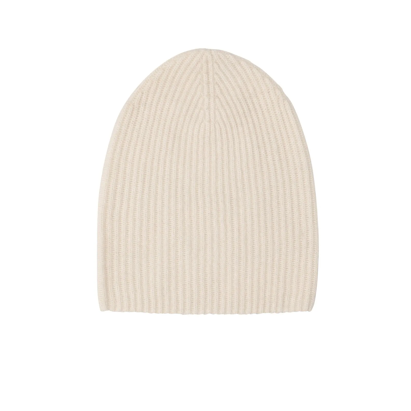 Luxe Cashmere Ribbed Beanie