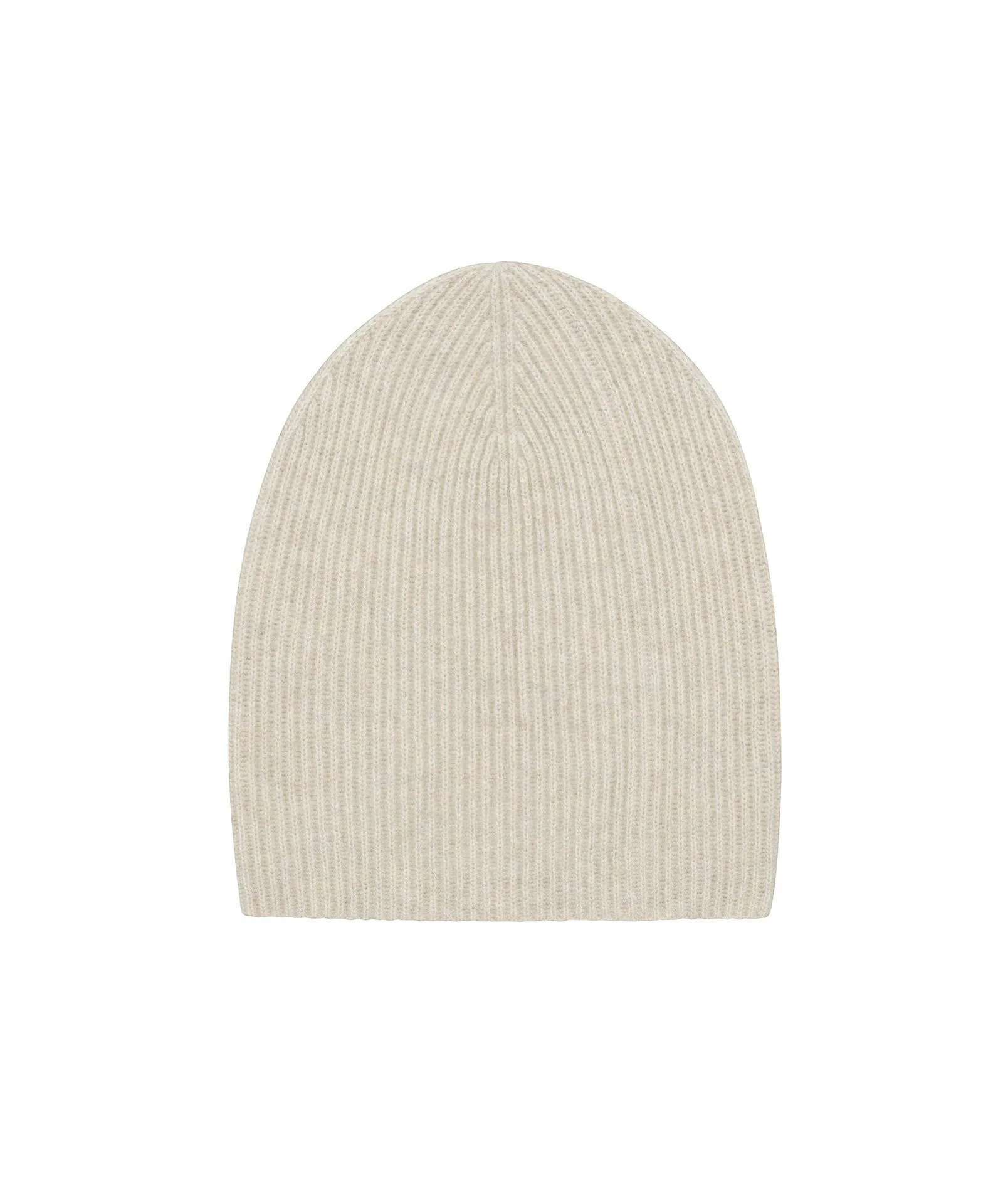 Luxe Cashmere Ribbed Beanie