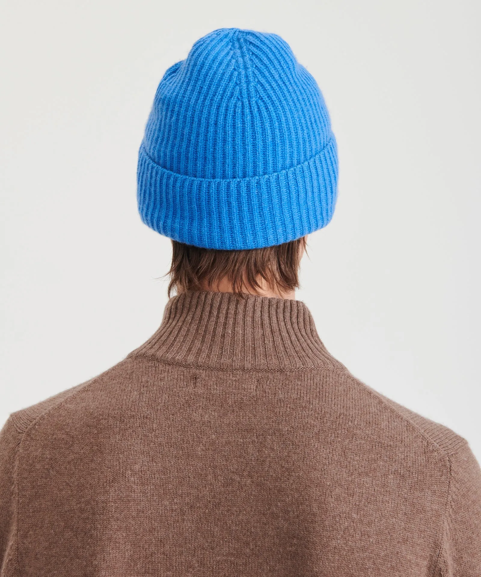 Luxe Cashmere Ribbed Beanie