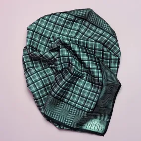 Mooi Monique Plaid Square Scarf