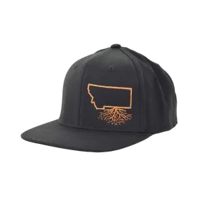 MT Roots Flat Bill Flexfit Snapback Hat