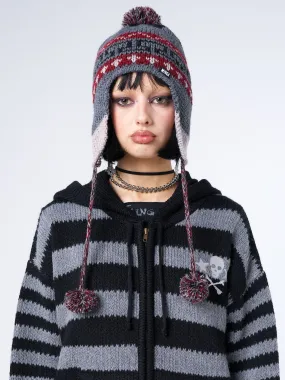 Noah Patterned Tie Knit Hat