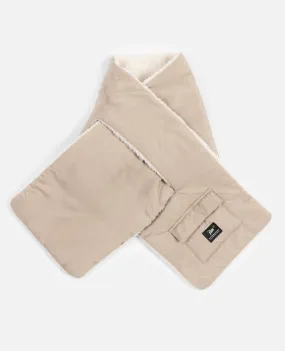 Patta Reversible Fleece Scarf (Cement/Sea Salt)