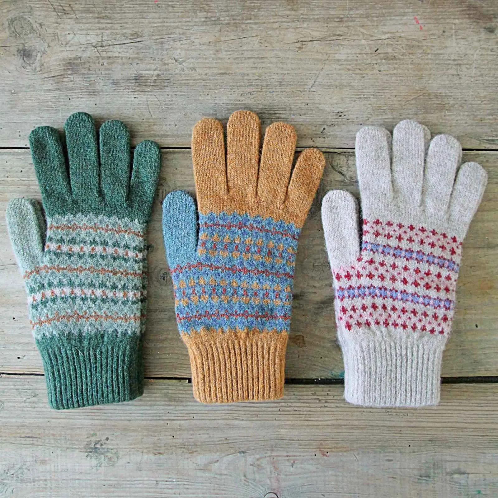 Scottish Fair Isle Gloves