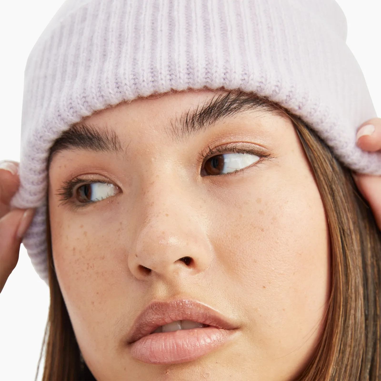 Signature Cashmere Ribbed Beanie