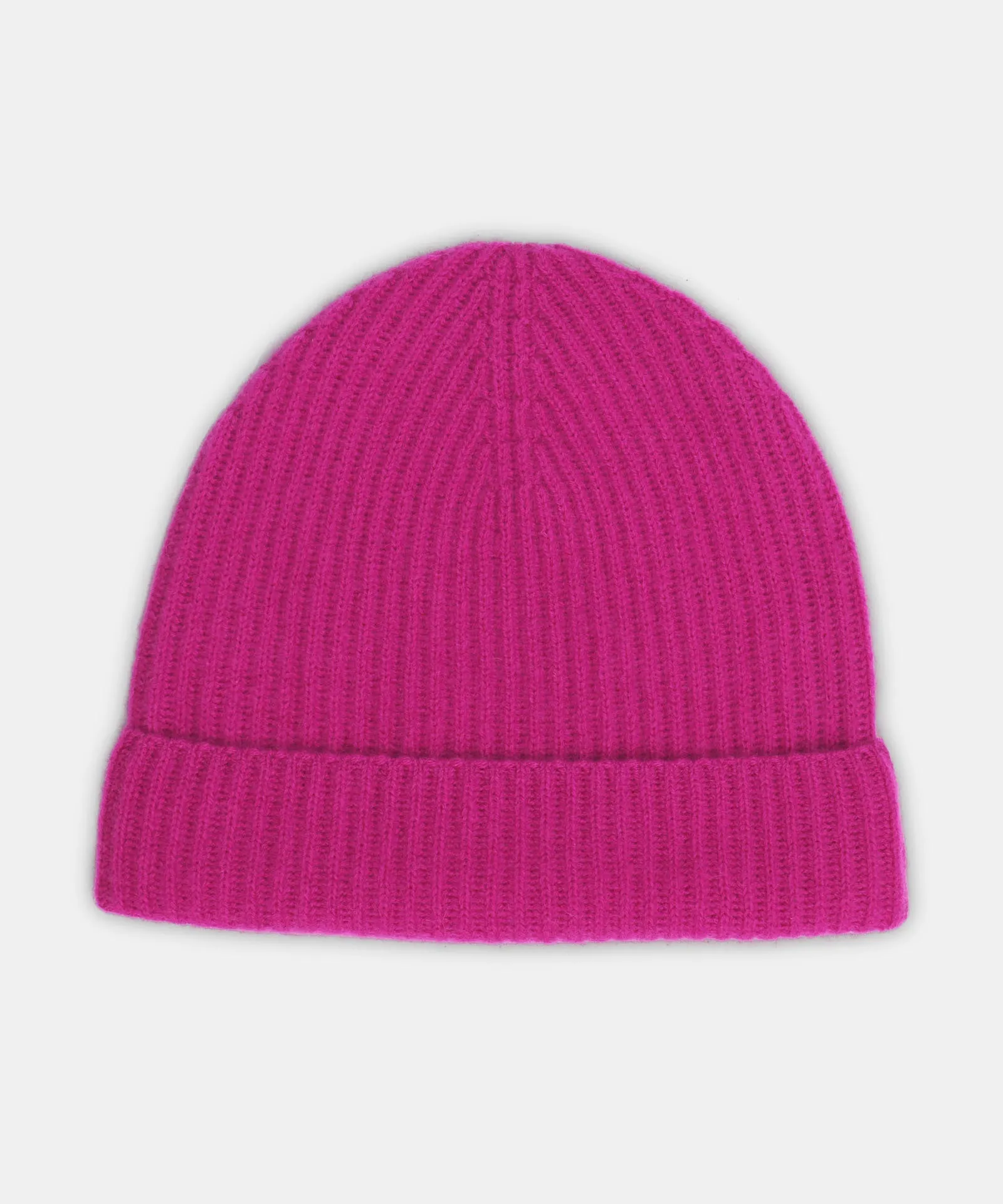 Signature Cashmere Ribbed Beanie