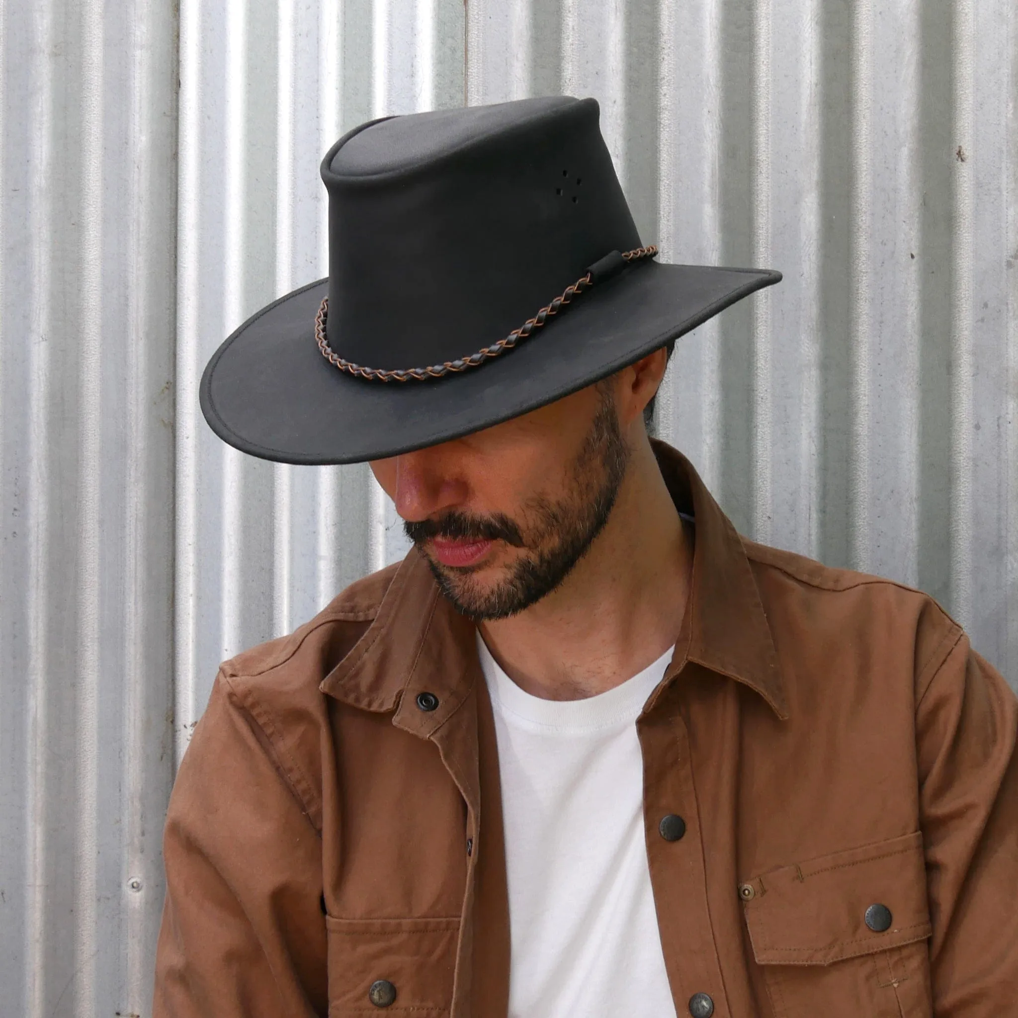 Sydney Leather Hat