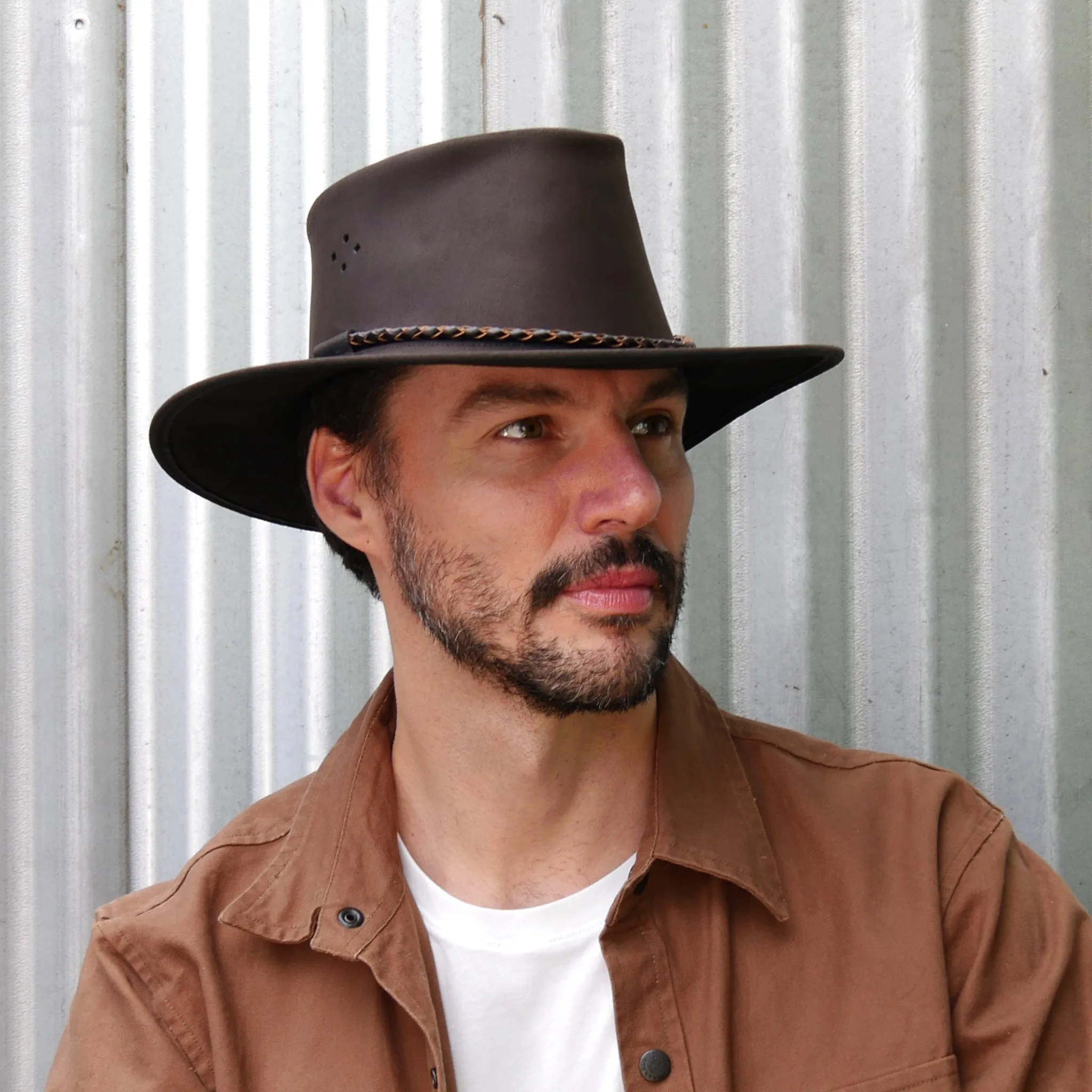 Sydney Leather Hat