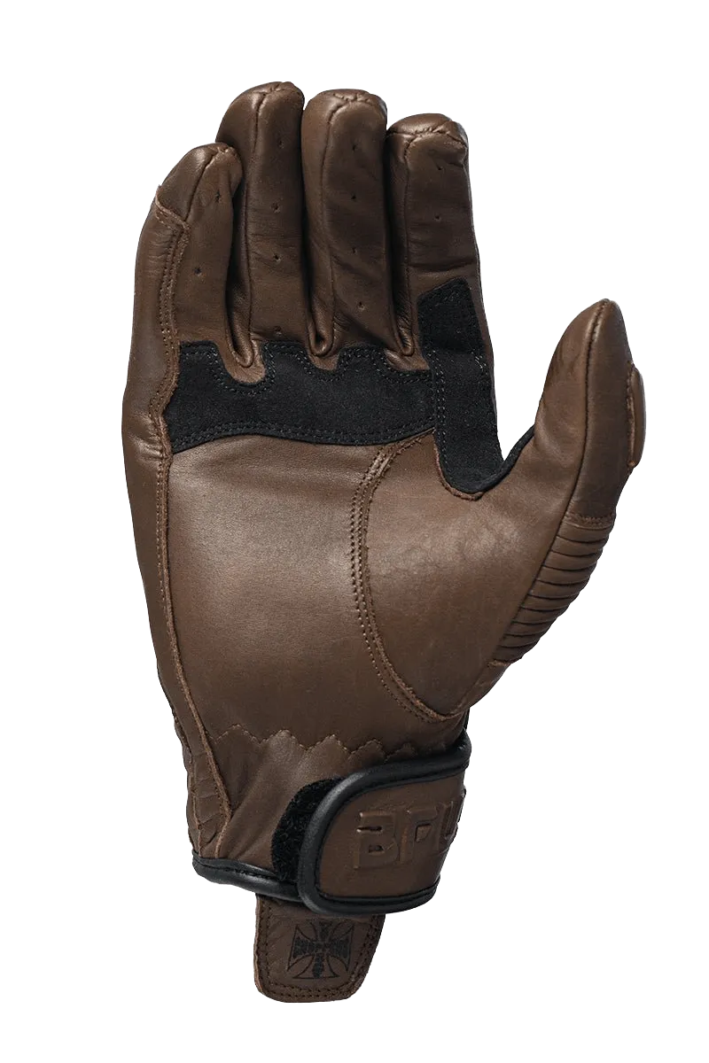 WCC - BFU LEATHER RIDING GLOVE - Tobacco brown