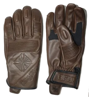 WCC - BFU LEATHER RIDING GLOVE - Tobacco brown