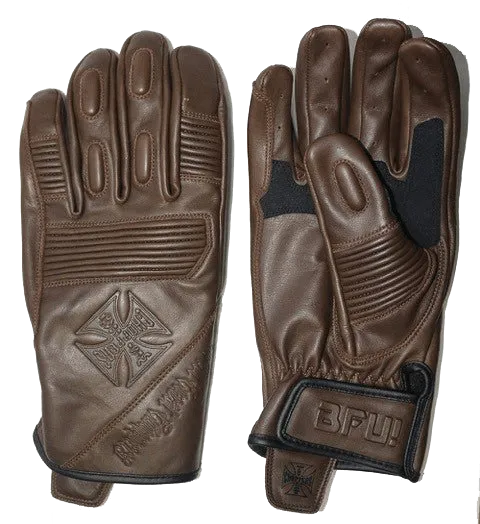 WCC - BFU LEATHER RIDING GLOVE - Tobacco brown